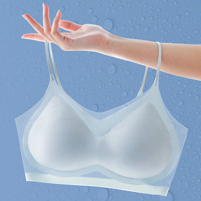 Damen Komfort-BH ohne Bügel | Atmungsaktiv & Unsichtbar unter Kleidung | Kühlendes Sommerdesign mit Soft-Pads