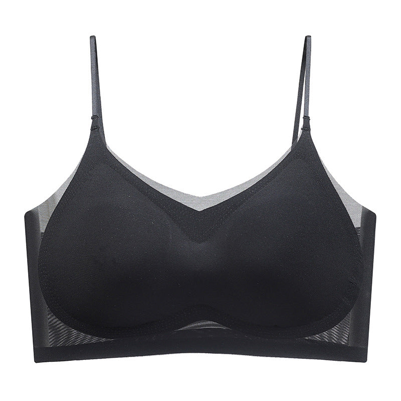 Damen Komfort-BH ohne Bügel | Atmungsaktiv & Unsichtbar unter Kleidung | Kühlendes Sommerdesign mit Soft-Pads