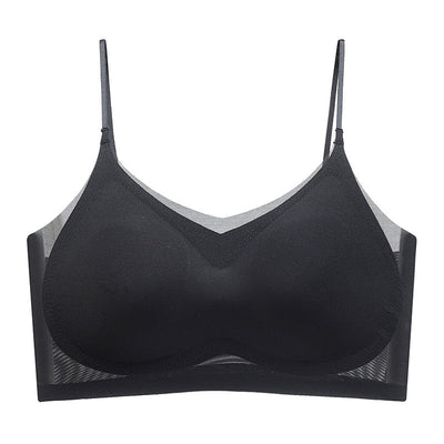 Damen Komfort-BH ohne Bügel | Atmungsaktiv & Unsichtbar unter Kleidung | Kühlendes Sommerdesign mit Soft-Pads