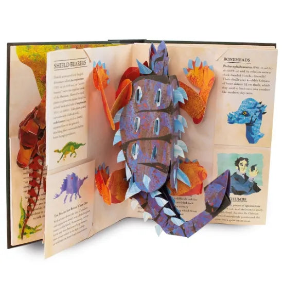 3D Pop-Up-Buch Dinosaurier | Interaktives Kinderbuch | Lehrreiches Abenteuer mit Papierkunst