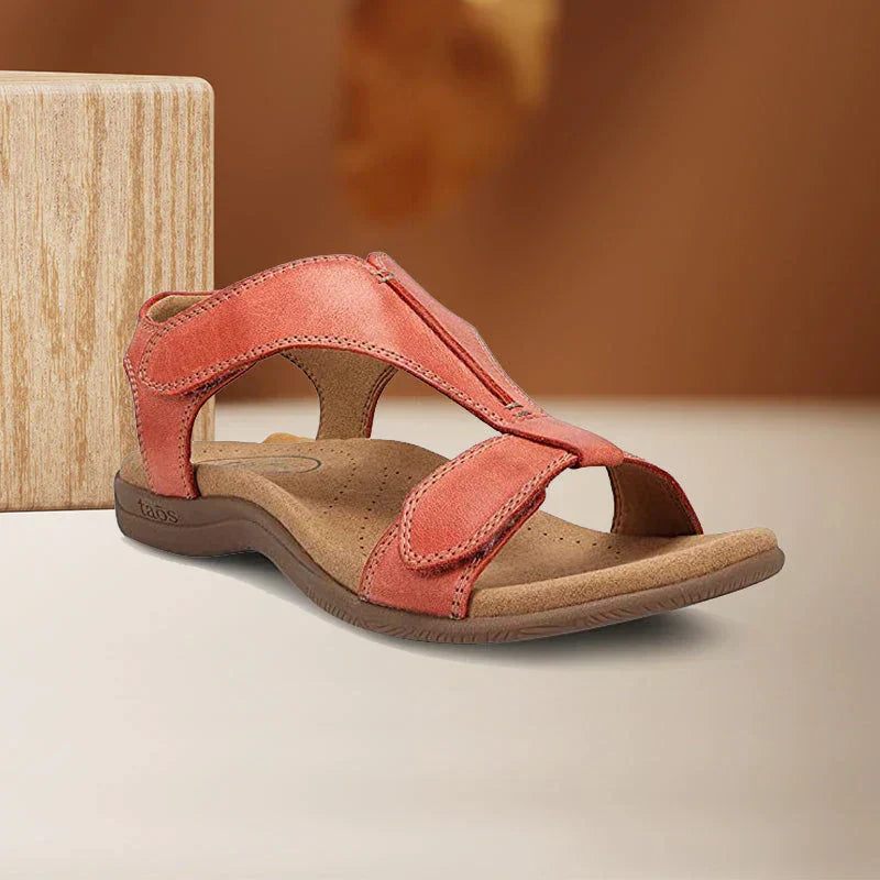 Alida™ | Wedge-Sandale mit Klettverschluss