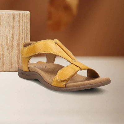 Alida™ | Wedge-Sandale mit Klettverschluss