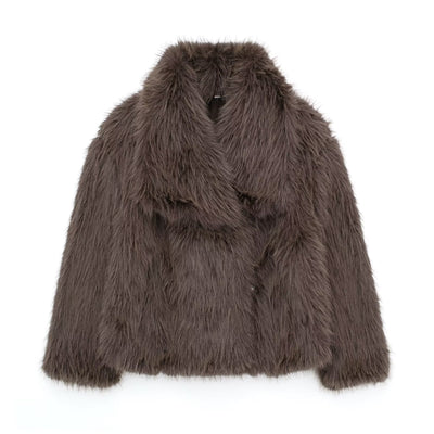 Charlotte - Luxus Plüsch Winterjacke