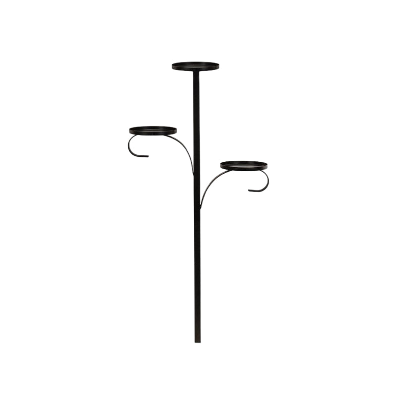 Weihnachtsbaum Topper Regal | 3-stufig | Schwarz | Metall