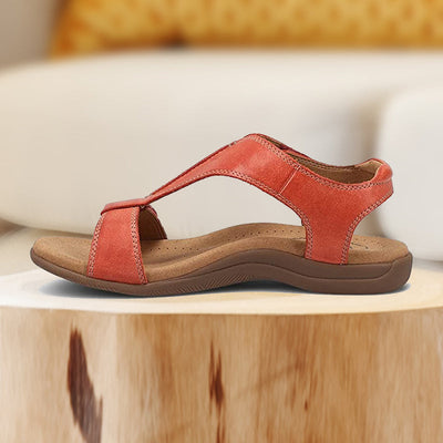 Alida™ | Wedge-Sandale mit Klettverschluss