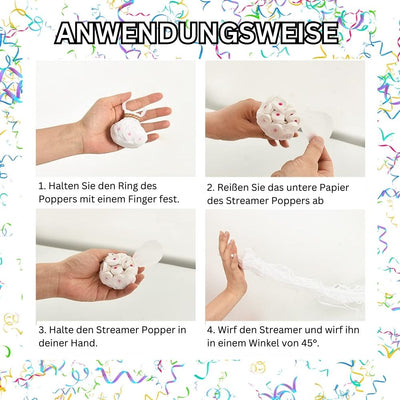 PartyStrahl™ Umweltfreundliches Konfetti ohne Müll