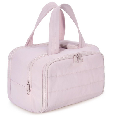 Damen Kulturtasche groß | Wasserdicht & Auslaufsicher | Leichtes Twill-Gewebe | 4 Fächer Reise-Organizer