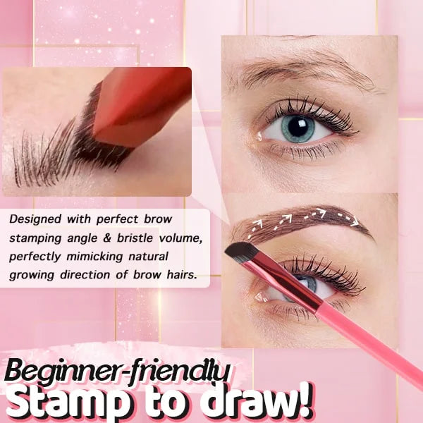 Stamp'nGo™ 4D Haarstrich-Brauenstempel-Pinsel (1+1 GRATIS)