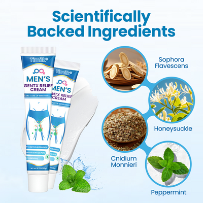 1+1 Gratis | Intimpflegecreme für Männer | Linderung bei Juckreiz & Irritationen | Erfrischend, antibakteriell & hautberuhigend