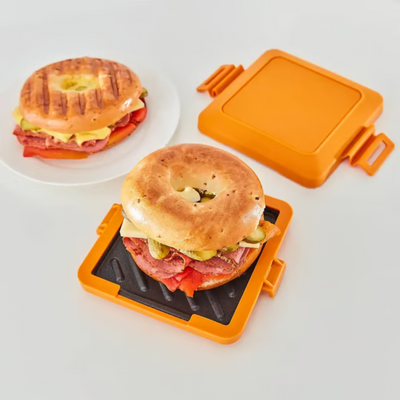 Mikrowellen Sandwich-Maker | Knusprige Toasts in Minuten | Antihaft & Spülmaschinenfest | 260°C Heatwave Technologie