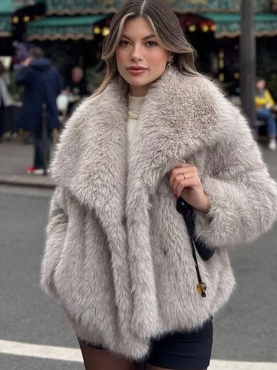 Charlotte - Luxus Plüsch Winterjacke