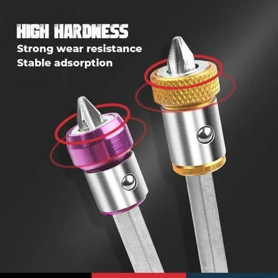 Magnetischer Schraubendreher Ring | Starker Magnet-Halt | Luftfahrt-Aluminium Aufsatz | Präzision für Handwerker