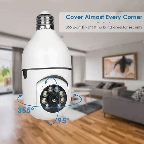 GuardView™ - Draadloze Wifi Lichtbol Camera Beveiligingscamera