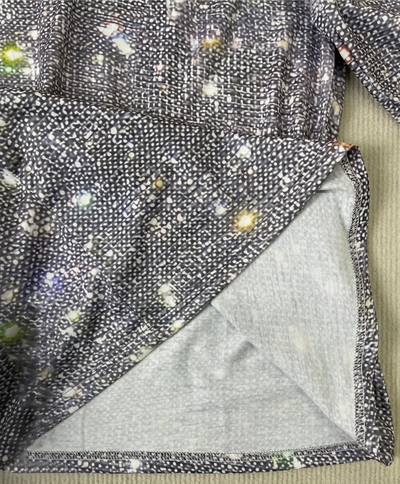 Elaina | Damen Glitzernde Glitzer Bluse | Langarm