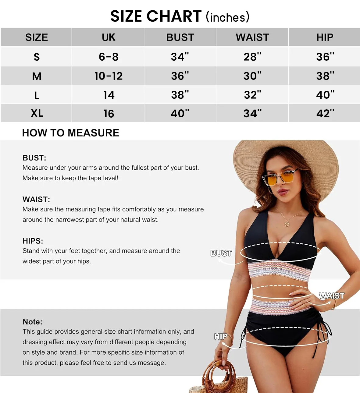 Bikini-Sets mit hoher Taille und Bauchkontrolle in Farbblock-Optik