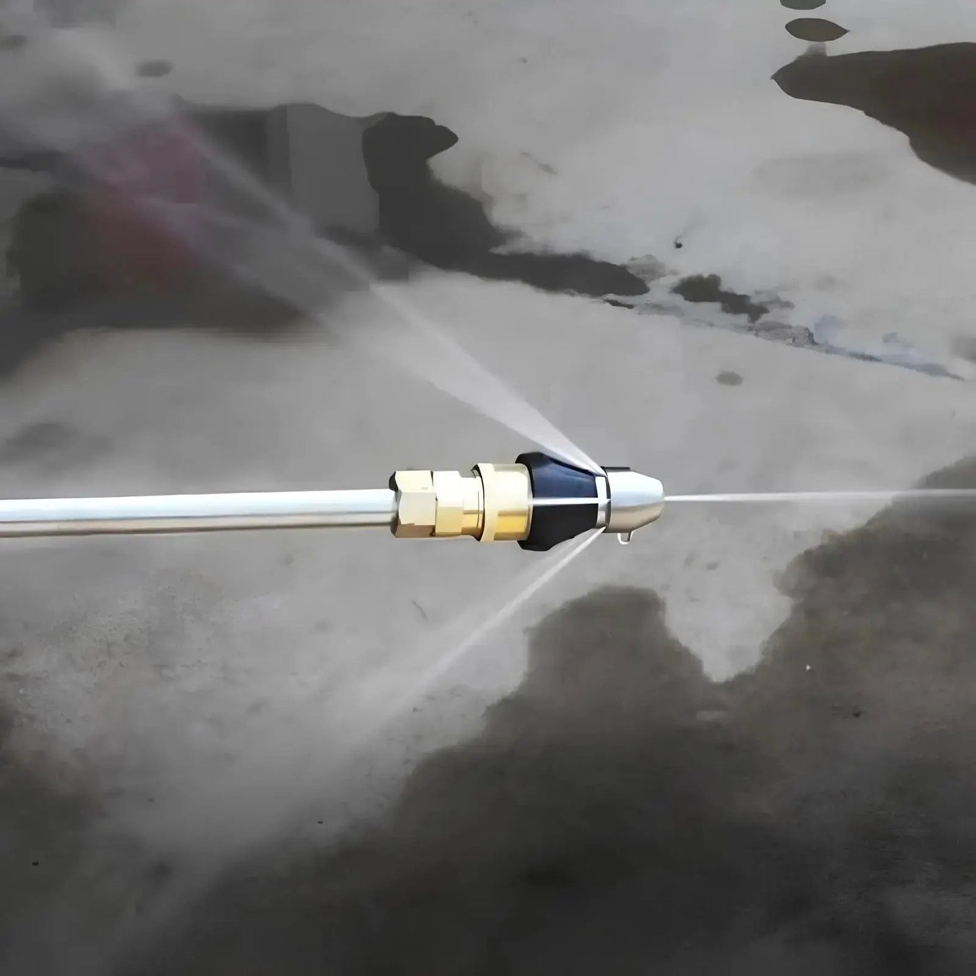 HydroRein Hochdruck Rohrreiniger | Edelstahl Düse für Abfluss & Rohrverstopfung | 5000 PSI