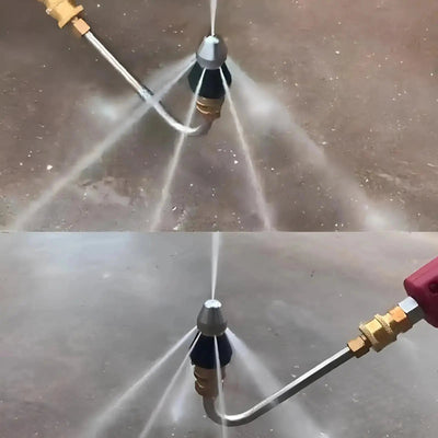 HydroRein Hochdruck Rohrreiniger | Edelstahl Düse für Abfluss & Rohrverstopfung | 5000 PSI