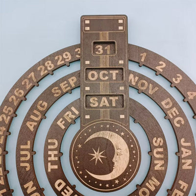 ZeitZyklus™ Rustikaler Ewiger Kalender