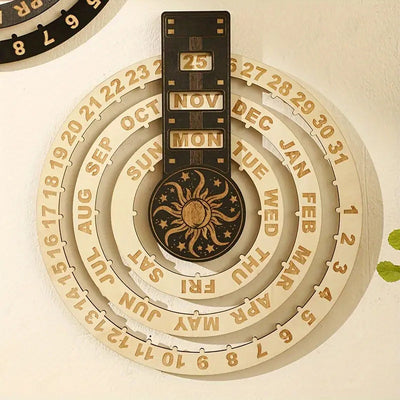 ZeitZyklus™ Rustikaler Ewiger Kalender