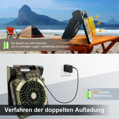 ZeltKühl™ Solarbetriebene Frische