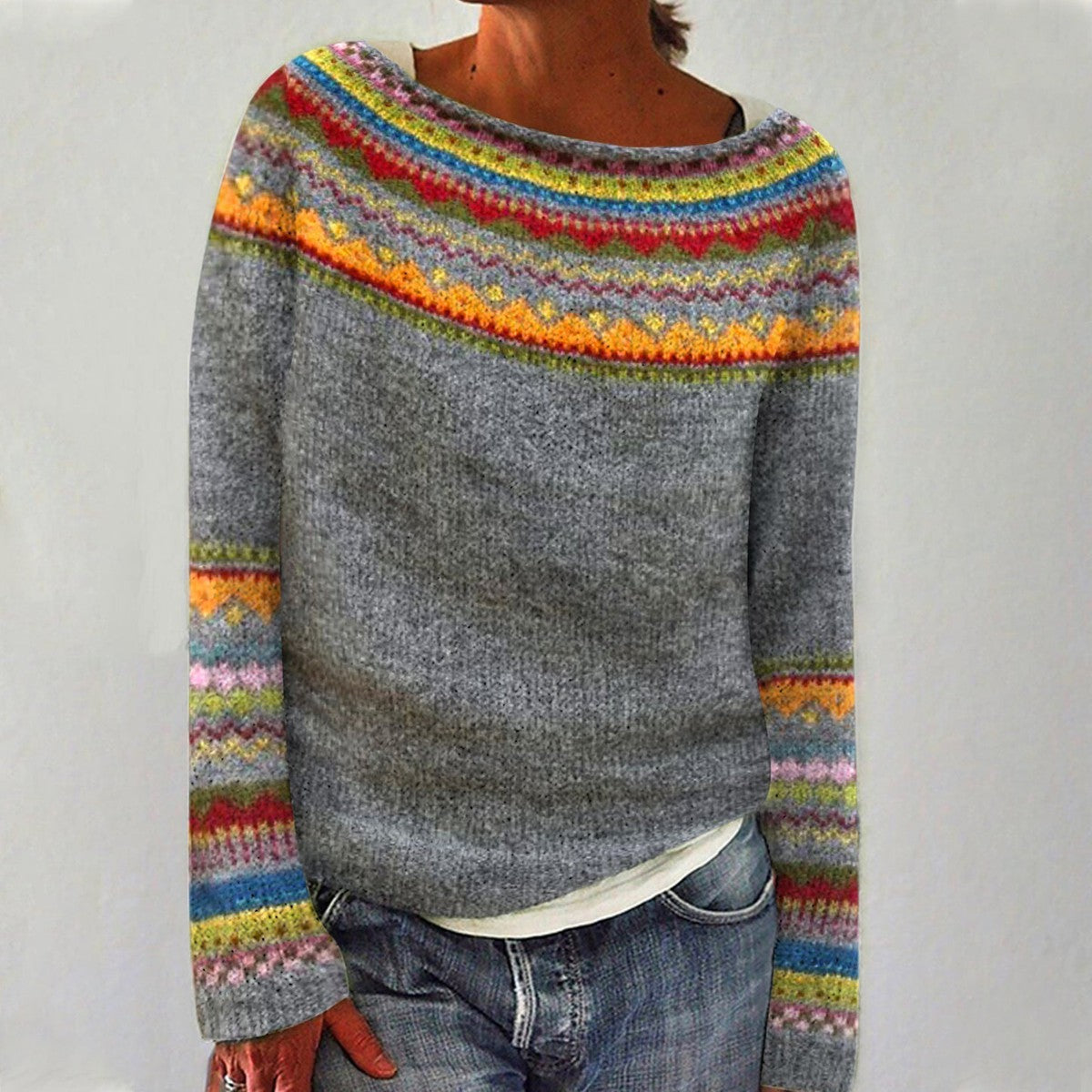 Livia – Vintage Strickpullover für einen frischen Frühlingslook
