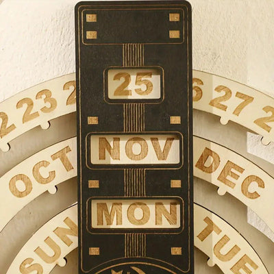 ZeitZyklus™ Rustikaler Ewiger Kalender