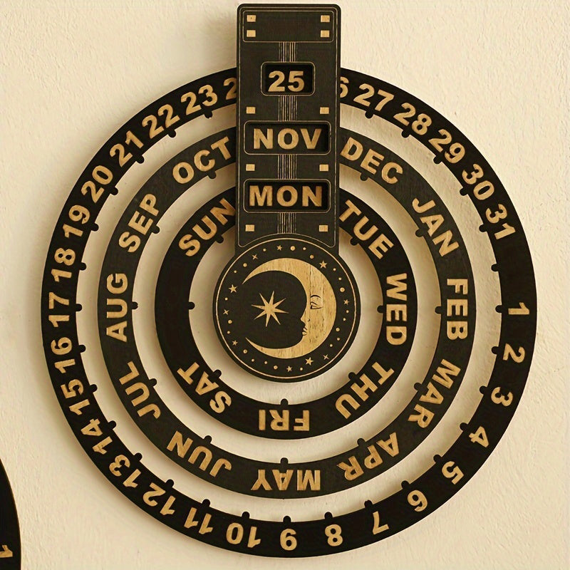 ZeitZyklus™ Rustikaler Ewiger Kalender