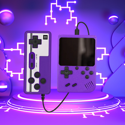 Retro Handgerät Spielkonsole | Klassische Arcade-Spiele | Tragbar & Kinderfreundlich
