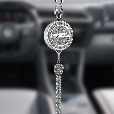 Auto-Logo Parfüm-Anhänger | Kristall & Zinklegierung | Funkelnde Dekoration & Geschenkidee