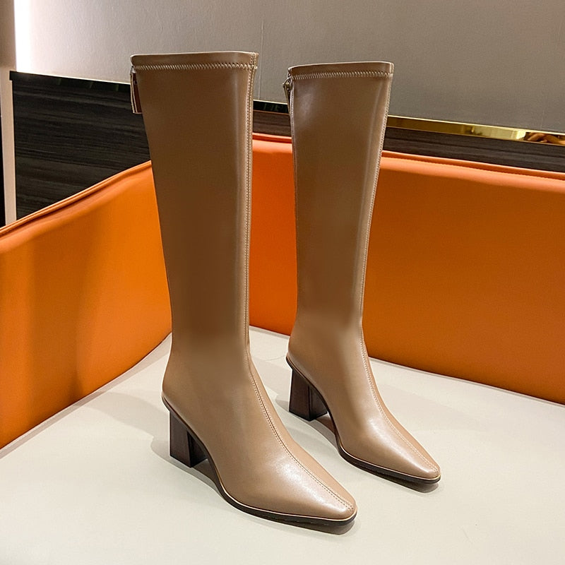 "Sandra" Eleganter Designer-Stiefel