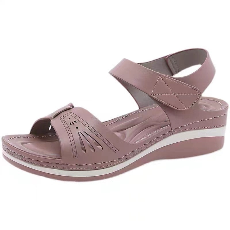 "Bella" Lässige Plateausandalen