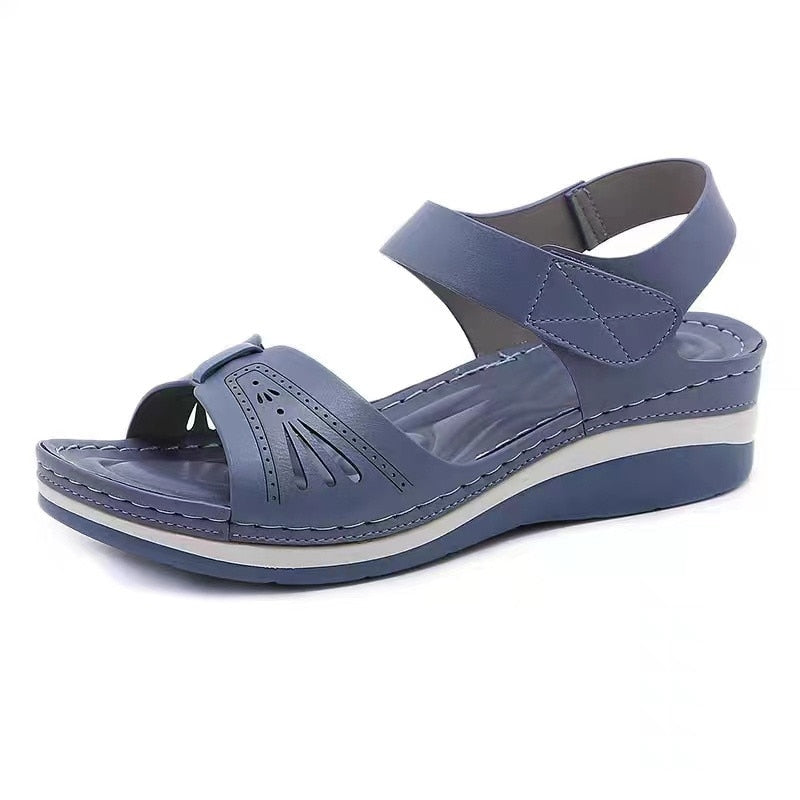 "Bella" Lässige Plateausandalen