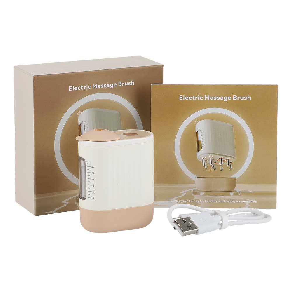 Elektrischer Haaröl Auftragedocht | Kopfhaut-Massager mit Rotlichttherapie & Vibration | Haarwachstum & Pflege, IPX5