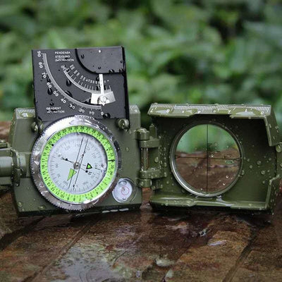 Militär Kompass mit Klinometer | Wasserdicht | Outdoor Navigation & Orientierung