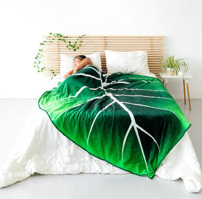 BlattWickel™ Kuschelige Natur-Komfort-Decke