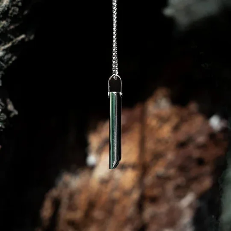 Anti-Dampf Halskette aus Edelstahl | Stressabbau & Achtsamkeits-Tool | Natürlich Ruhiger Atmen