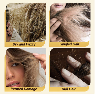 Reisferment-Haarcreme | Reparierende Pflege mit Fermentiertem Reisextrakt | Glänzendes & Kräftiges Haar