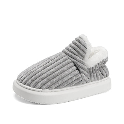 Damen Slipper | Orthopädische Unterstützung | Flauschige Cozy Sohle | Weiche Velours-Optik