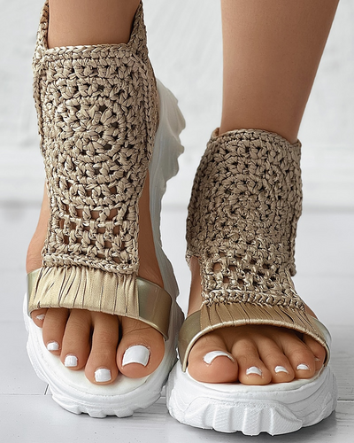 Aloysia™ Gestrickte elastische Sommersandalen