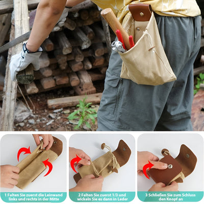 1+1 Gratis | SegeltuchTasche™ Langlebiges & kompaktes Design