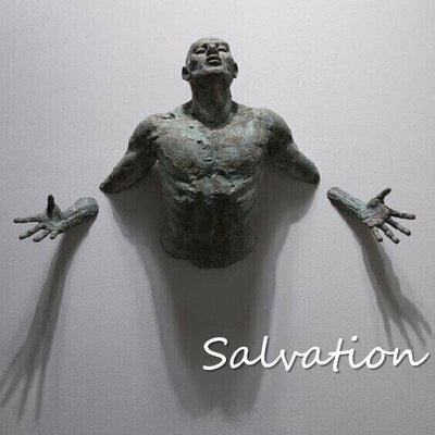 Wanddekoration Figuren | Harz-Skulpturen zum Aufhängen | Verschiedene Designs & Größen