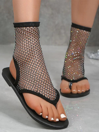 GlimmerMesh™ | Funkelnde Mesh-Sandalen