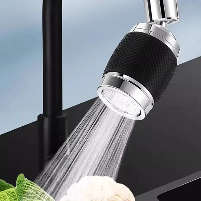Wasserhahn Aufsatz | 360° drehbar | Antispritz-Design | Einfache Montage