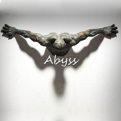 Wanddekoration Figuren | Harz-Skulpturen zum Aufhängen | Verschiedene Designs & Größen