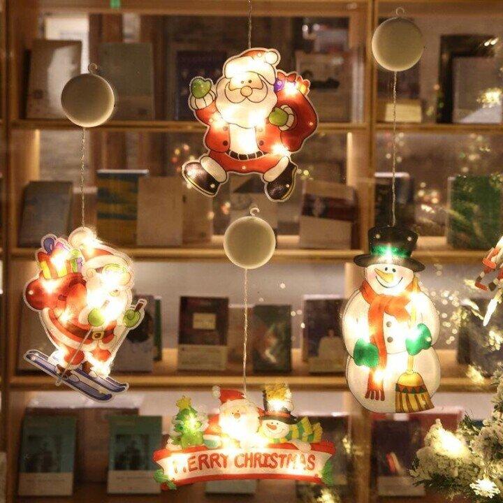 1+1 GRATIS | FestlichFlair™ – Weihnachtslichterkette für Fenster