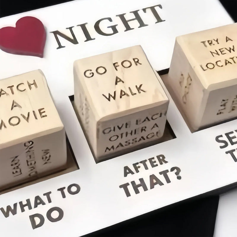 LoveDice - Entdecke neue Abenteuer mit 4 Würfeln für romantische Abende | 50% RABATT