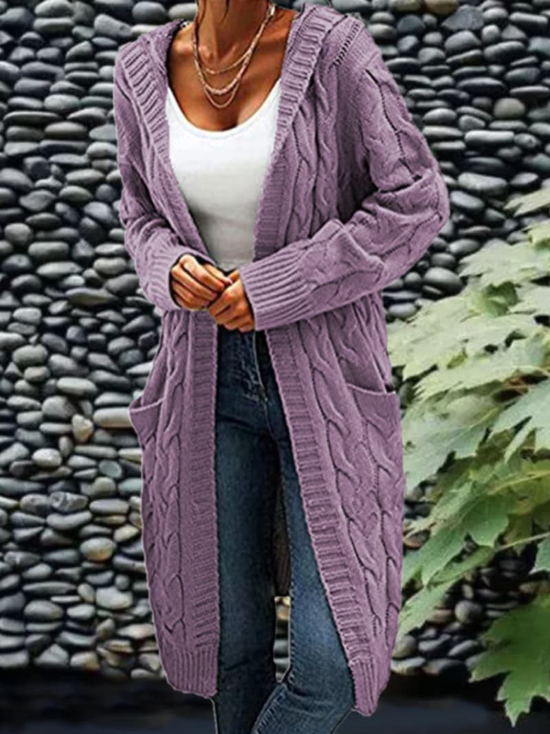 Isa | Legere Strickjacke mit aufgesetzten Taschen