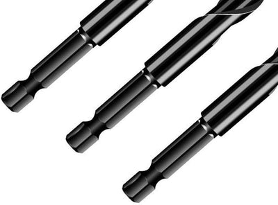 Bohrer Set | 7-teilig | Hartmetall | 4-Schneiden Kreuzdesign | Universell kompatibel