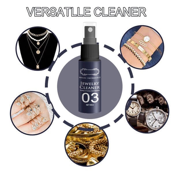Schmuck Reiniger Spray | Schonende Tiefenreinigung für Gold, Silber & Diamanten | Lang anhaltender Glanz