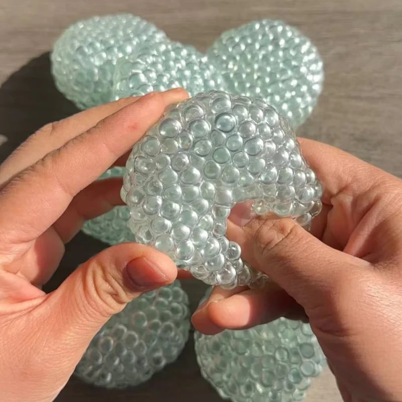 Handgefertigter Stressball | Soft-Touch Gel-Schaum | Entspannung & Konzentration | Handflächengroß